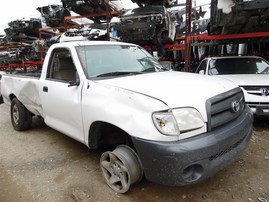 2006 Toyota Tundra White Standard Cab 4.0L AT 2WD #Z24603